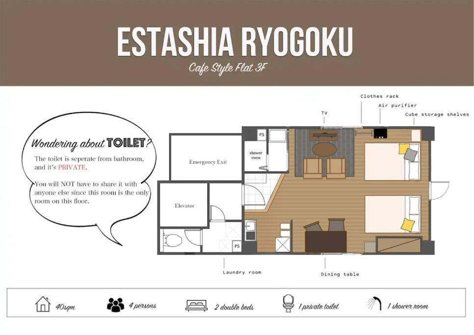 Apartamento Estasia Ryogoku